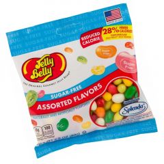 Assorted Jelly Belly Sugarfree Jelly Bean 2.8 oz Bags - 12  / Case