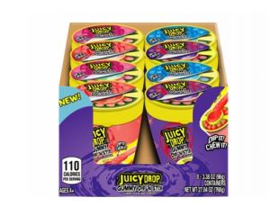 Topps Juicy Drop Gummy Dip ‘n Stix - 8 / Box |As Featured on Tik Tok