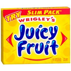 Wrigley's Juicy Fruit Gum Plenty Pack - 10 / Box