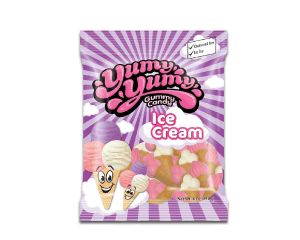 Kervan Gummy Ice Cream Cones 4 oz. Bags - 12 / Bag