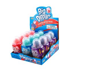 Kidsmania 1.06 oz. Big Dipper Candy Ring with Powder - 12 / Box