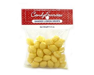 Sanded Lemon Drops 5.5 oz. Bags  - 6 / Box 