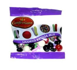 Jelly Belly Licorice Bridge Mix 3 oz. Bags - 12 / Case