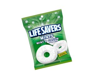 Lifesavers Wint-O-Green Mints 6.25 oz. Bags - 12 / Case