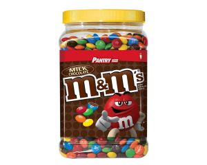 M&M's ® Milk Chocolate Candies Pantry Size 62 oz. Jar - 1 Unit