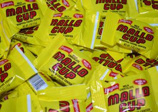 Bulk Mallo Cups are one of the best selling fun size cadies that we offer and few can resist the combination of milk chocolate with a whipped creme center.  