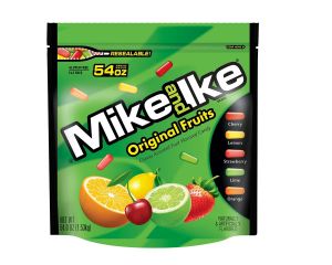 Mike and Ike Original Fruits Assorted Fruit Flavored Candy 54 oz. Bag | Fruchewy  – 1 Unit
