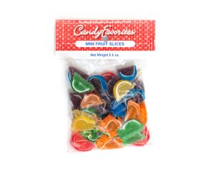 Mini Fruit Slices 5.5 Ounce Peg Bags - 6 / Box