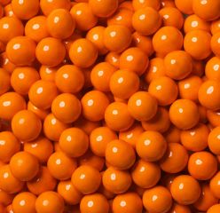 Orange Sixlets - 2 lb.