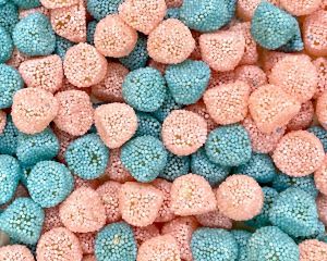 Blue and Pink Candy Berries 2.2lb Bag - 1 Unit