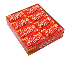 Original Red Hots Cinnamon Candy Boxes - 24 / Box