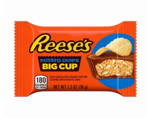 Reeses Big Cup stuffed with Potato Chips 1.3 oz. Bars - 16 / Box