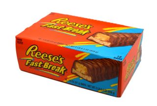 Reese's Fast Break | Milk Chocolate, Peanut Butter & Nougat - 18 / Box