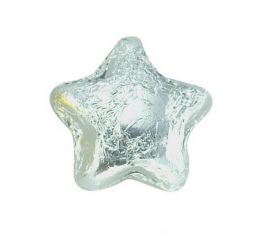 Silver Foil Wrapped Chocolate Stars - 2 lb.