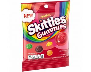 Skittles Original Gummies 5.8 oz. Peg Bags - 12 / Box