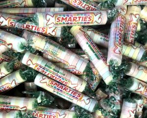 Extreme Smarties Sour Candy Roll Wafers - 5 lb.