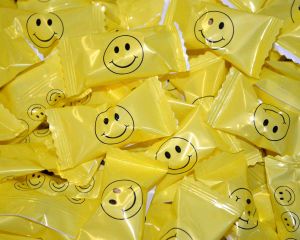 Individually Wrapped Smiley Face Buttermints - 250 ct.