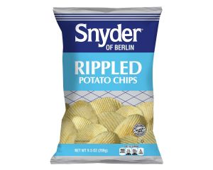 Snyders Of Berlin Rippled Potato Chips 9.5 oz. Bags - 3 / box 