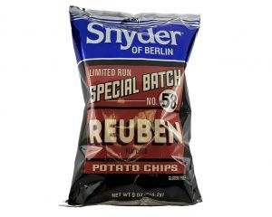 Snyder of Berlin "Limited Run" No. 58 Reuben Flavored Potato Chips 9 oz. Bag - 3 Bags