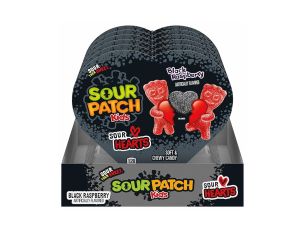 Sour Patch Kids Black Raspberries Hearts Soft Candy - 6 / Box