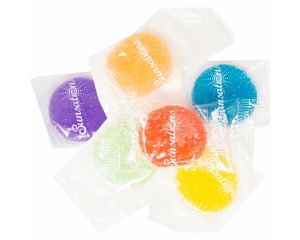 Sunsations Wrapped Assorted Fruit Jel Candies - 5 lbs.