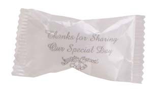 Individually Wrapped Wedding Buttermints - 250 / Case