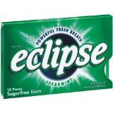 Eclipse Sugarfree Spearmint Gum- 12 / Box