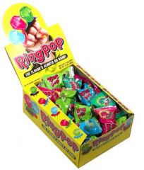 Ring Pop Original Lollipops - 24 / Box