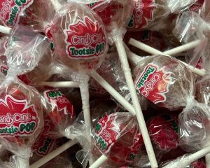 Peppermint Candy Cane Tootsie Pops -  3 lb.