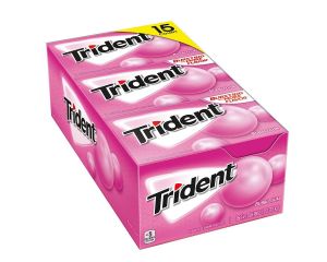 Trident Bubble Gum Plenty Pack - 15 / Box