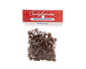 Chocolate Covered Peanuts 4.5 Ounce Peg Bags - 6 / Box