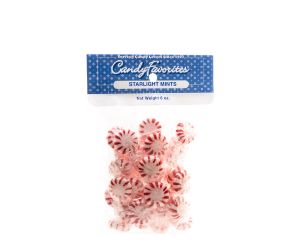 Starlight Mints Peppermint 6 Ounce Peg Bags - 6 / Box