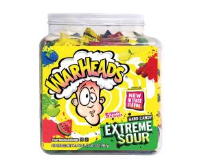 Warheads Extreme Sour Hard Candy Jars 