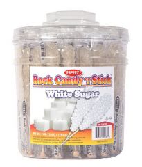 Rock Candy on a Stick Jar White - 36 / Jar