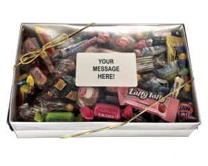 Custom Printed Americana Candy Mix 1.5 lb. Gift Box - 1 Unit