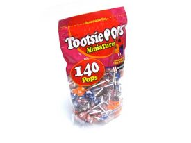 Miniature Tootsie Pops 140 Count Bag