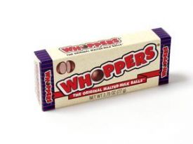 Whoppers Theater Size Malted Milk Balls Concession Candy  - 12 / Case