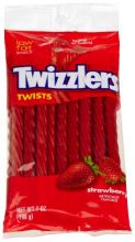 Twizzlers Strawberry Licorice 7 Ounce Peg Bags