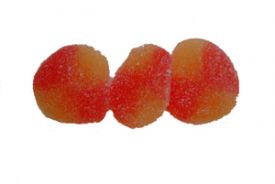 Haribo Gummi Peaches - 5 lb.
