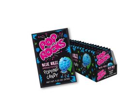 Pop Rocks Blue Razz .33 oz. Popping Candy - 24 / Box