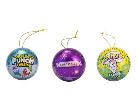Smarties, WarHeads, Sour Punch Holiday Ornament Tins - 12 / Box