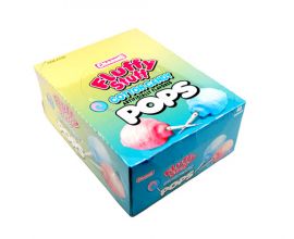 Charms Fluffy Stuff Cotton Candy Lollipop - 48 / Box