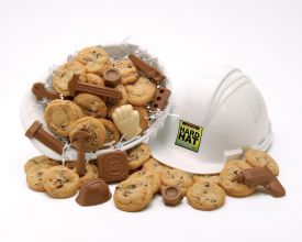Chocolate and Cookie Filled Hard Hat - 1 Unit