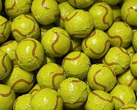 Chocolate Tennis Balls - 2 lb.
