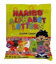 Haribo Gummi Alphabet Letters - 12 / Box