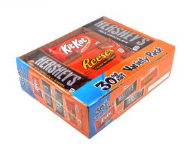 MARS Chocolate and Candy Full Size Variety Pack, 30 Count –