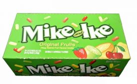 Mike & Ikes are a chewy fruit flavored candy that has been enjoyed by gnerations of candy lovers