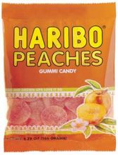 Haribo Gummi Peaches - 12 / Box