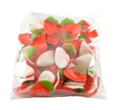 Hand Packed Gummi Strawberry Cream Bags - 6 / Box