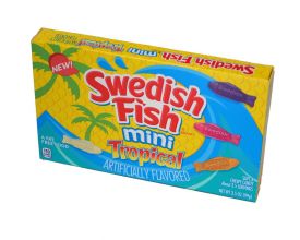 Tropical Swedish Fish 3.5 oz. Theater Box - 12 / Box